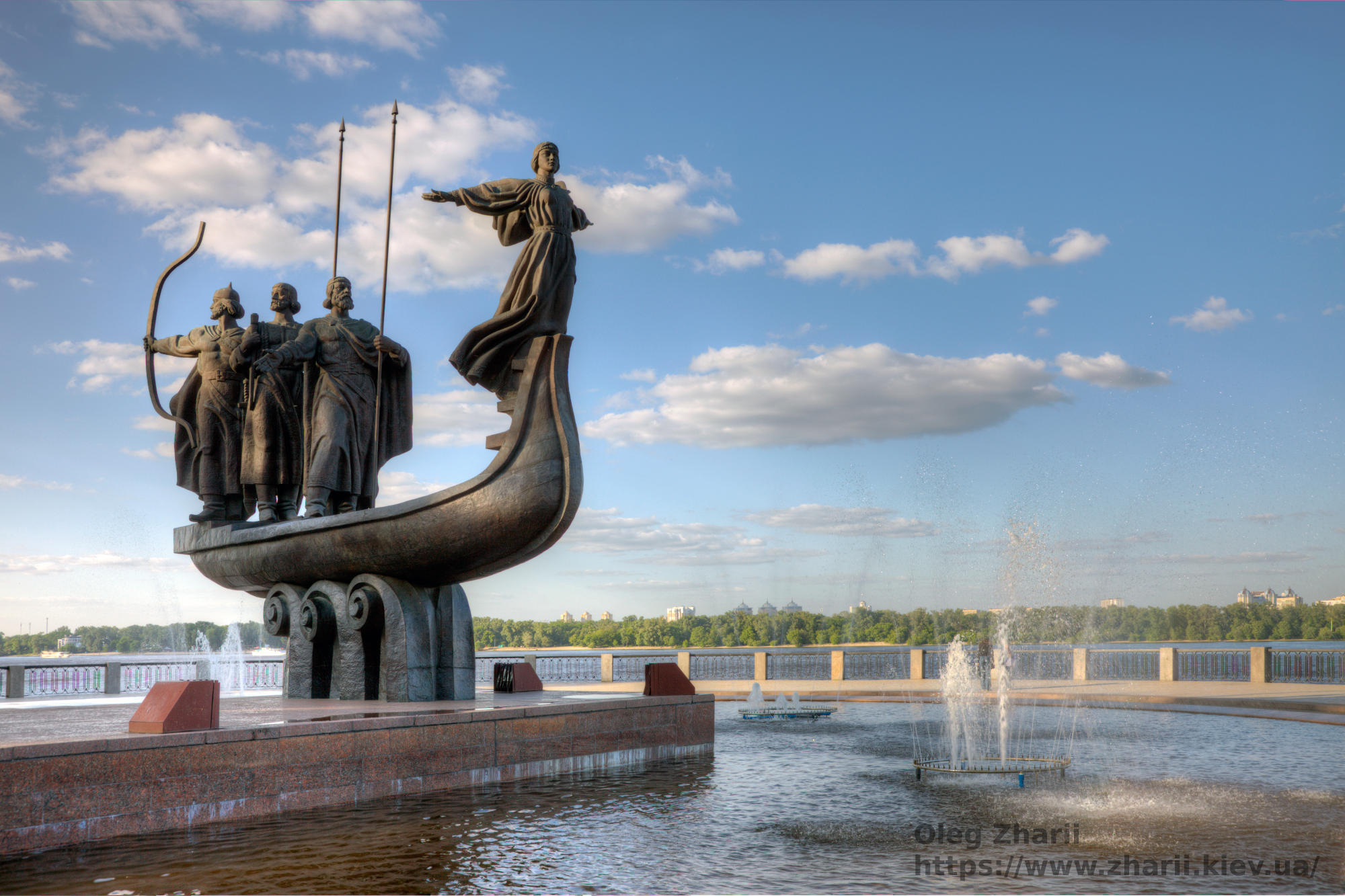 Three founders of Kyiv City and their sister